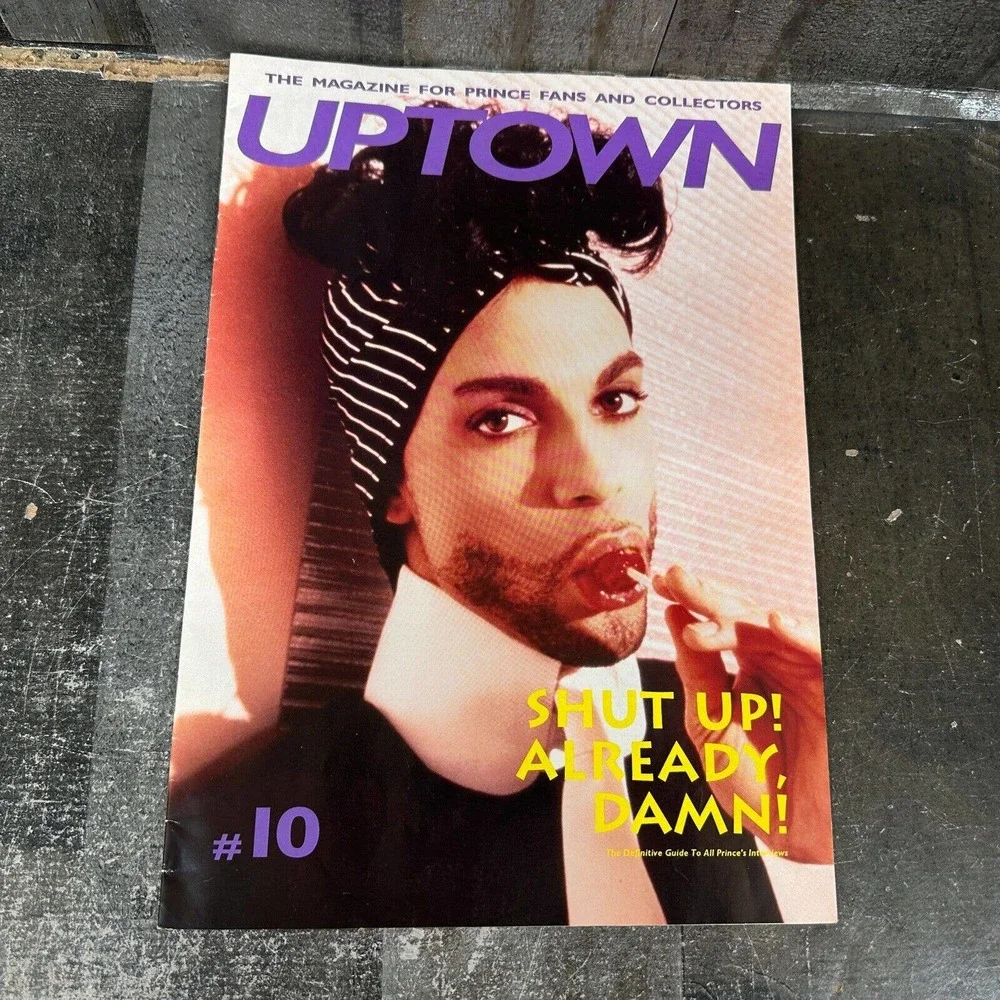 PRINCE Magazine - UPTOWN # 10 Prince Speaks ! Interviewography! Early Issue Rare